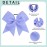 16PCS 8 Large Cheer Hair Bows Ponytail Holder Elastic Band Handmade for Cheerleading Teen Girls College Sports (16 Pcs) (Light Purple)
