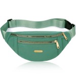 Fanny Pack Waist Pack for Women, Waterproof Waist Bag for Running Sports Travel - Green
