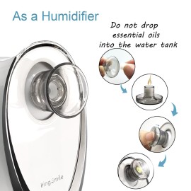 Kingsmile Facial Steamer for Face, 3 in 1 Face Steamer for Facial Deep Cleaning, Compact Nano Steamer - Aromatherapy, Adjustable Nozzle Warm Powerful Steam for Home SPA, Face Humidifier- SPA Headband Kingsmile Facial Steamer for Face, 3 in 1 Face Steamer for Facial Deep Cleaning, Compact Nano Steamer - Aromatherapy, Adjustable Nozzle Warm Powerful Steam for Home SPA, Face Humidifier- SPA Headband
