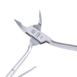 GERMANIKURE Luxury Cuticle Nipper in Leather Case, Double Sharpened, Ethically Made in Solingen Germany