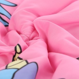 Wowelife Toddler Bedding Sets for Girls, 4 Piece Unicorn Pink Toddler Bed Set Comforter Set with Comforter, Flat Sheet, Fitted Sheet and Pillowcase, Pink