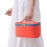 Meiyuuo Medium Makeup Bag Portable Cosmetic Bags for Women Small Zipper Pouch for Beauty Purse Essentials Make-Up Organizer Waterproof (Red)