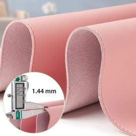 Noverlife Pink Nail Art Table Mat, Nail Art Hand Rest Pad Foldable for Nail Arm Rest Cushion, Soft Microfiber Leather Nail Mat, Manicure Pad Nail Table Pad Desk Mat (Not Including Nail Arm Rest Table)
