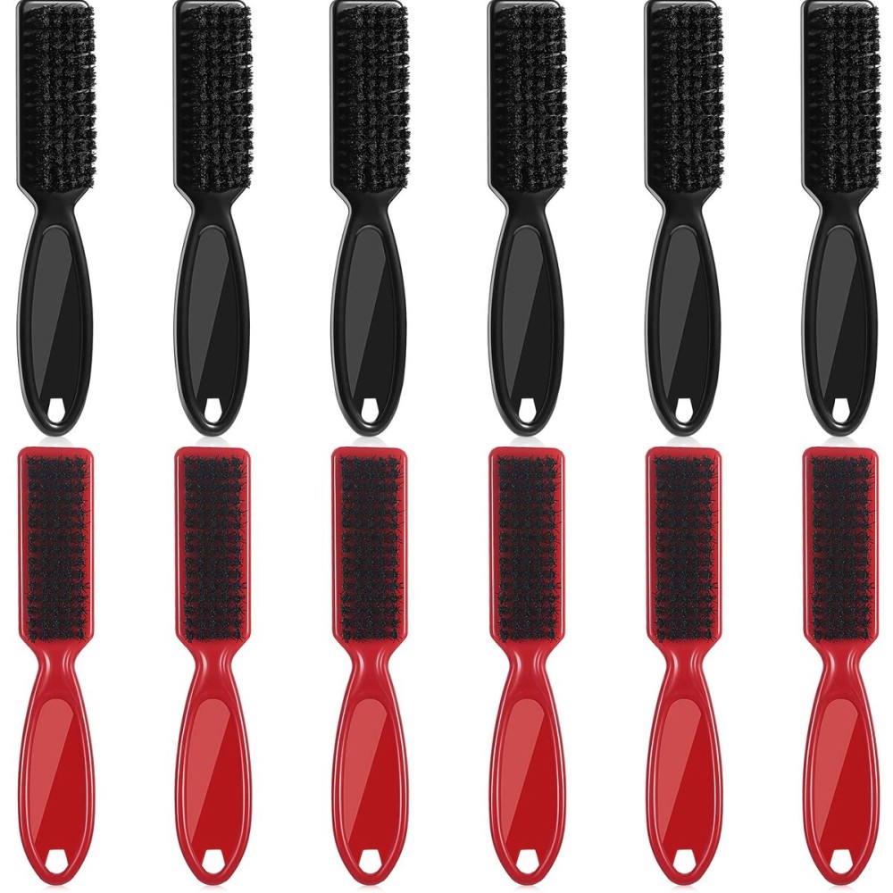 Patelai 12 Pcs Barber Clipper Brush Blade Trimmer Cleaning Brush for Fades Nail Neck Duster Manicure Salon(Black, Red) Patelai 12 Pcs Barber Clipper Brush Blade Trimmer Cleaning Brush for Fades Nail Neck Duster Manicure Salon(Black, Red)