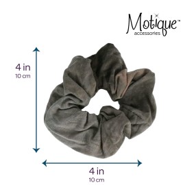 Rainbow Multi-Color Hair Tie Scrunchies - Set of 2 Brown