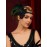 SWEETV 1920s Flapper Feather Headband, 20s Sequined Showgirl Headpiece, Gatsby Hair Accessories for Women (0.1 Black)