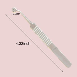 Meibomian Gland Expressor Stainless Steel Eyelid Massage Tweezers for Dryeye Extraction Tool
