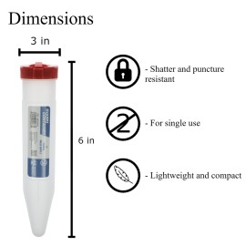 Portable First Aid Transportable Sharps Container with Locking Mechanism by Medical Sales Supply (Pack of 1) Portable First Aid Transportable Sharps Container with Locking Mechanism by Medical Sales Supply (Pack of 1)