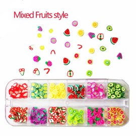 2 Boxes Fruit Flower Slices Nail Art Slices, 3D Polymer Clay Mini Slices Resin Making Charms Colorful Nail Art Supplies for DIY Crafts Lip Gloss Cellphone Decoration(Fruit Flower) 2 Boxes Fruit Flower Slices Nail Art Slices, 3D Polymer Clay Mini Slices Resin Making Charms Colorful Nail Art Supplies for DIY Crafts Lip Gloss Cellphone Decoration(Fruit Flower)