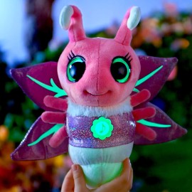 Glowies Fireflies by Eolo - Pink Baby Sleep Soothers with Toddler Nightlight, 3 Soothing Lullabies, 2 Relaxing Sounds, Infant Sleep Aid, Nursery Night Light