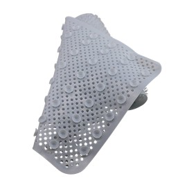 Grass Textured Spa Quality Foot Scrubber Shower Bath Mat Anti-Slip 24.5 x 13.5 Comforts Tired Feet (White) Grass Textured Spa Quality Foot Scrubber Shower Bath Mat Anti-Slip 24.5 x 13.5 Comforts Tired Feet (White)