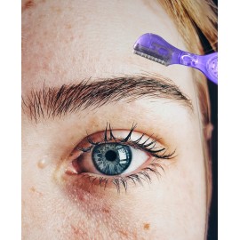 Iconikal 50-Pack Dermaplaning Eyebrow Razor Tool, Pink for Shaping Trimming Primping Morning Routine Iconikal 50-Pack Dermaplaning Eyebrow Razor Tool, Pink for Shaping Trimming Primping Morning Routine