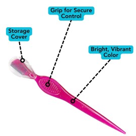 Iconikal 50-Pack Dermaplaning Eyebrow Razor Tool, Pink for Shaping Trimming Primping Morning Routine Iconikal 50-Pack Dermaplaning Eyebrow Razor Tool, Pink for Shaping Trimming Primping Morning Routine