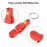 SAUYRASY 6Pcs Red Heavy Tension Snap Release Clips for Kites Planer Board Downrigger Trolling Fishing