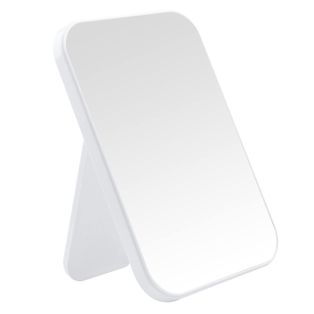 DVHOK 8-Inch Desktop Makeup Mirror, Portable Princess Mirror,Table Desk Wall Hanging Dual-Purpose Square Mirror White DVHOK 8-Inch Desktop Makeup Mirror, Portable Princess Mirror,Table Desk Wall Hanging Dual-Purpose Square Mirror White