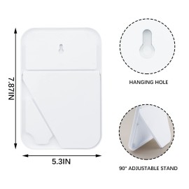 DVHOK 8-Inch Desktop Makeup Mirror, Portable Princess Mirror,Table Desk Wall Hanging Dual-Purpose Square Mirror White DVHOK 8-Inch Desktop Makeup Mirror, Portable Princess Mirror,Table Desk Wall Hanging Dual-Purpose Square Mirror White