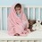 CREVENT 30\'\'X40\'\' Light Cozy Plush Fluffy Warm Fleece Stroller Baby Blanket for Girl Infant Toddler Crib Cot Stroller, Baby Birthday Pink Sheep