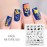 KADS 3 Stamping Plate & Silicone Stamper Set Nail Stamp Template Butterfly Drifting Bottle