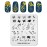 KADS 3 Stamping Plate & Silicone Stamper Set Nail Stamp Template Butterfly Drifting Bottle