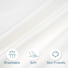 Soft Organic Cotton Toddler Pillowcases 14 X 20 Inches, Fit 13 X 18, 14 X 19 Pillows, Smooth Pearl Cotton Baby Pillowcases with Envelope Closure, Pink and Ivory, Set of 2