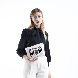 TSOTMO Scout Mom Gift Scout Mom Appreciation Survival Kit Scouting Zipper Pouch Makeup Bag(survival kit BoySMom)