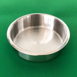 Poker Table Cup Holder Inserts - 10 Pack Stainless Steel Shallow Drop-in Drinks Holders for Casino Game Table Sofa Boat Bench Desk - Jumbo Shallow