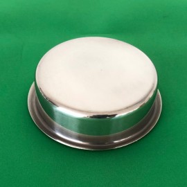 Poker Table Cup Holder Inserts - 10 Pack Stainless Steel Shallow Drop-in Drinks Holders for Casino Game Table Sofa Boat Bench Desk - Jumbo Shallow