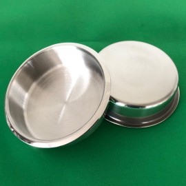 Poker Table Cup Holder Inserts - 10 Pack Stainless Steel Shallow Drop-in Drinks Holders for Casino Game Table Sofa Boat Bench Desk - Jumbo Shallow