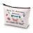 JYTAPP Behavior Therapist Gift ABA BCBA Behavior Analyst Gift Being An Awesome Behavior Therapist is a Work Of Heart Cosmetic Bag BCBA Graduation Gift