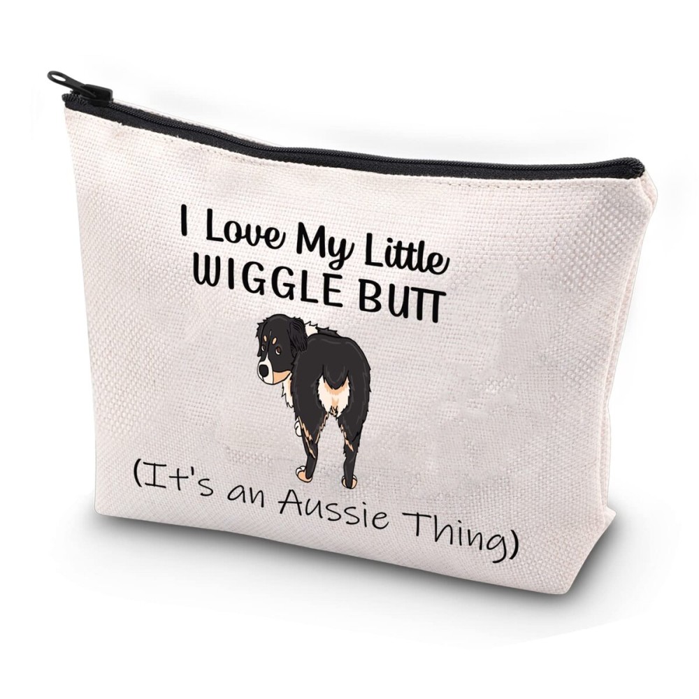 JYTAPP Aussie Lover Gift Australian Shepherd Dog Owner Gift Aussie Mom Cosmetics Bag It\'s An Aussie Thing Makeup Bag Dog Gift