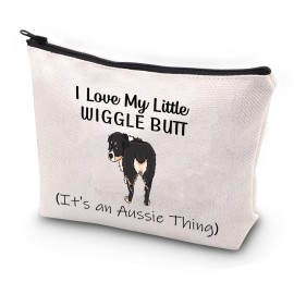JYTAPP Aussie Lover Gift Australian Shepherd Dog Owner Gift Aussie Mom Cosmetics Bag It\'s An Aussie Thing Makeup Bag Dog Gift