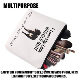 JYTAPP Aussie Lover Gift Australian Shepherd Dog Owner Gift Aussie Mom Cosmetics Bag It\'s An Aussie Thing Makeup Bag Dog Gift