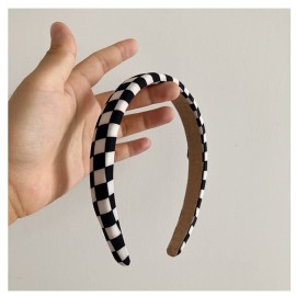 ZAHSY Checkered Padded Headband Checkerboard Headbands Black and White Headbands for Women Sponge Puffy Headband Head bands Christmas Hair Accessories Buffalo Check Hairbands ZAHSY Checkered Padded Headband Checkerboard Headbands Black and White Headbands for Women Sponge Puffy Headband Head bands Christmas Hair Accessories Buffalo Check Hairbands