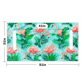 ENYORSEL Golf Cart Seat Covers, Flamingos Golf Cart Seat Towel Blanket for All EZGO, Yamaha, Club Cars, Icon and More 2/4-seats Cart, 100% Microfiber, Essential Golf Cart Accessories, 51\'\' x 31\'\'