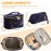 Patelai 2 Pcs Velvet Stars Makeup Bag Cosmetic Bag Handy Travel Starry Makeup Pouch Portable Embroidered Pouch Toiletry Wash Bag Cute Storage Bag Clutch Handbags(Navy,Sun Moon)