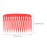 Plastic Hair Combs French Hair Side Combs Vintage Hair Comb Colorful Hair Side Comb Hair Clip for Women and Girls (12 Pcs, Random Color)