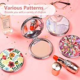 Acedada Compact Mirror - Pocket & Travel Mini Folding Handheld Double-Sided 1x/2x Magnifying Mirror for Women & Girls Acedada Compact Mirror - Pocket & Travel Mini Folding Handheld Double-Sided 1x/2x Magnifying Mirror for Women & Girls