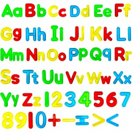 67 Pcs Plastic Practice Set Transparent Letters and Numbers Include Uppercase Letters Lowercase Letters and Numbers Colorful Plastic Letters and Numbers for Kids Counting and Spelling, Ages 3+