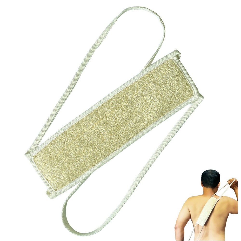 Plai Na Natural Loofah 2 Layers Back Scrubber Sponge Body for Shower Back Exfoliator Exfoliating Scrubber Deep Clean Plai Na Natural Loofah 2 Layers Back Scrubber Sponge Body for Shower Back Exfoliator Exfoliating Scrubber Deep Clean