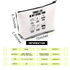 CMNIM Opossum Makeup Bag for Possum Animal Lover Gifts Thing I Do In My Spare Time for Possum Mom Travel Toiletry Bag for Animal Lover Gifts for Women (Opossum Makeup Bag)