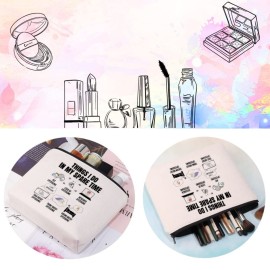 CMNIM Opossum Makeup Bag for Possum Animal Lover Gifts Thing I Do In My Spare Time for Possum Mom Travel Toiletry Bag for Animal Lover Gifts for Women (Opossum Makeup Bag)