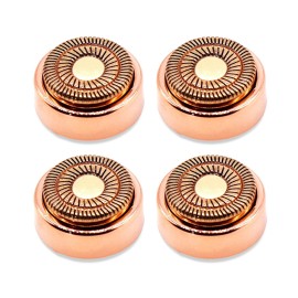 4 Count Facial Hair Remover Replacement Heads with 1 Cleaning Brush, for Flawless Finishing Touch Facial Hair Removal Tool for Women