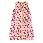 DaysU Micro Fleece Baby Sleep Sack 18-24 Months, 1.0 TOG Baby Sleeveless Wearable Blanket with 2-Way Zipper, Sleeping Bag for Baby Girl, 1 Pack, Flower