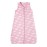 DaysU Micro Fleece Baby Sleep Sack 6-12 Months, 1.0 TOG Baby Sleeveless Wearable Blanket with 2-Way Zipper, Sleeping Bag for Baby Girl, 1 Pack, Pink Cloud