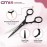 GMI-TWEEZERS-Hair Cutting Scissors for Professionals, and Home Use -Professional Barber Scissors-Hair Scissors for Men and Women-Thinning Shears for Hair Cutting Set-Pack of 2 (Black)