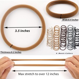 CLLOT 50PCS Hair Ties for Dreadlocks,High-Stretchy Extra Large Elastic Dreadlock Headbands,8cm in Diameter Dreads Ponytail Holders Locs Hair Accessories for Men Women Girls CLLOT 50PCS Hair Ties for Dreadlocks,High-Stretchy Extra Large Elastic Dreadlock Headbands,8cm in Diameter Dreads Ponytail Holders Locs Hair Accessories for Men Women Girls