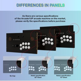 Intec Gaming Mount SWITCH Fighting Stick (Only SINGLE Player) Compatible with specific models of Arcade1up arcade machine