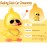 MuMyer Cool Yellow Duck Car Ornaments Funny Duck Car Toy Dashboard Decorations Shaking Head Doll for Car Auto Interior Decor Accessories