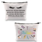 PXTIDY Esthetician Gifts Lashes Girl Artist Makeup Bag Beautician Graduation Gift