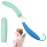 KkaFFeKkaFFe Shower Back Brush With Long Handle, 15.35 Body Brush, Back Scrubber for Men Women, Handled Sponge Body Exfoliator, Loofah Scrubber for Aid Bathing